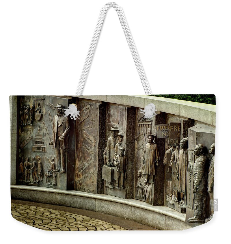 Monument Weekender Tote Bag featuring the photograph South Carolina African-American History Momument by Mike Eingle