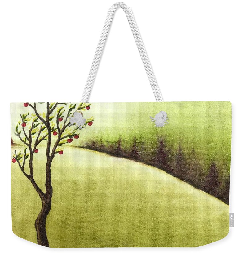 Tree Weekender Tote Bag featuring the painting South Wind by Danielle R T Haney