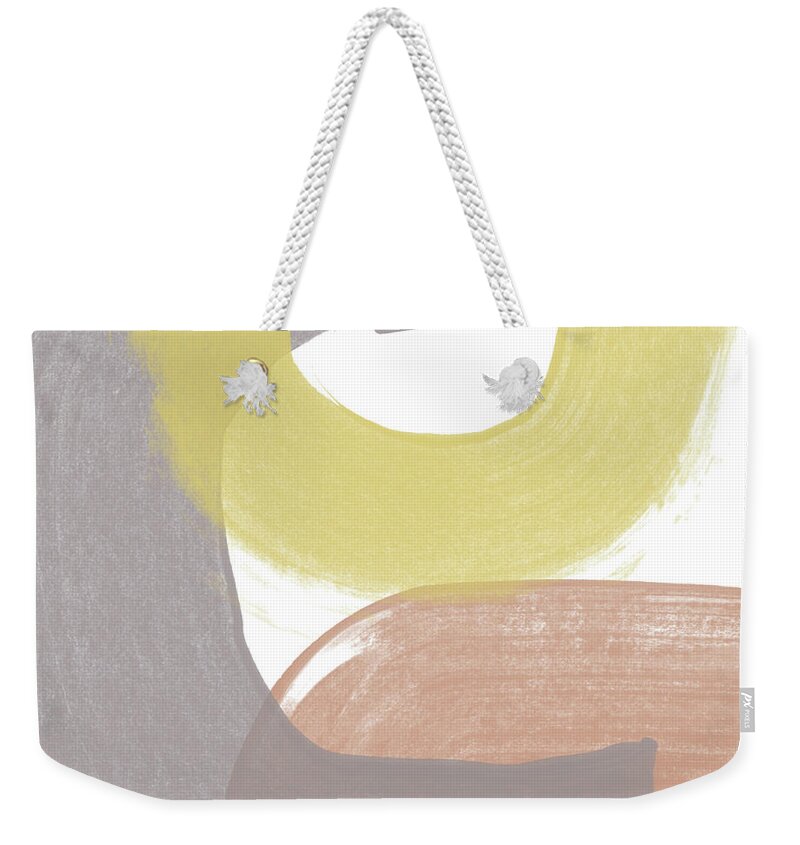 Brushstrokes Weekender Tote Bag featuring the painting Southwest Modern Brushstrokes 2- Abstract Art by Linda Woods by Linda Woods