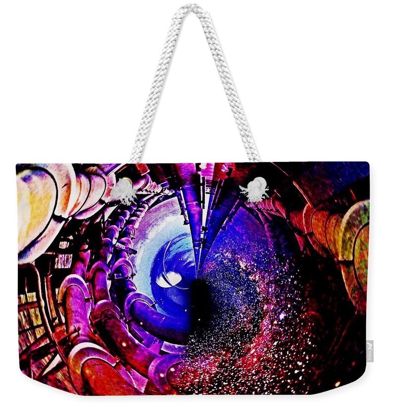 Blair Stuart Weekender Tote Bag featuring the photograph Space in another Dimension by Blair Stuart