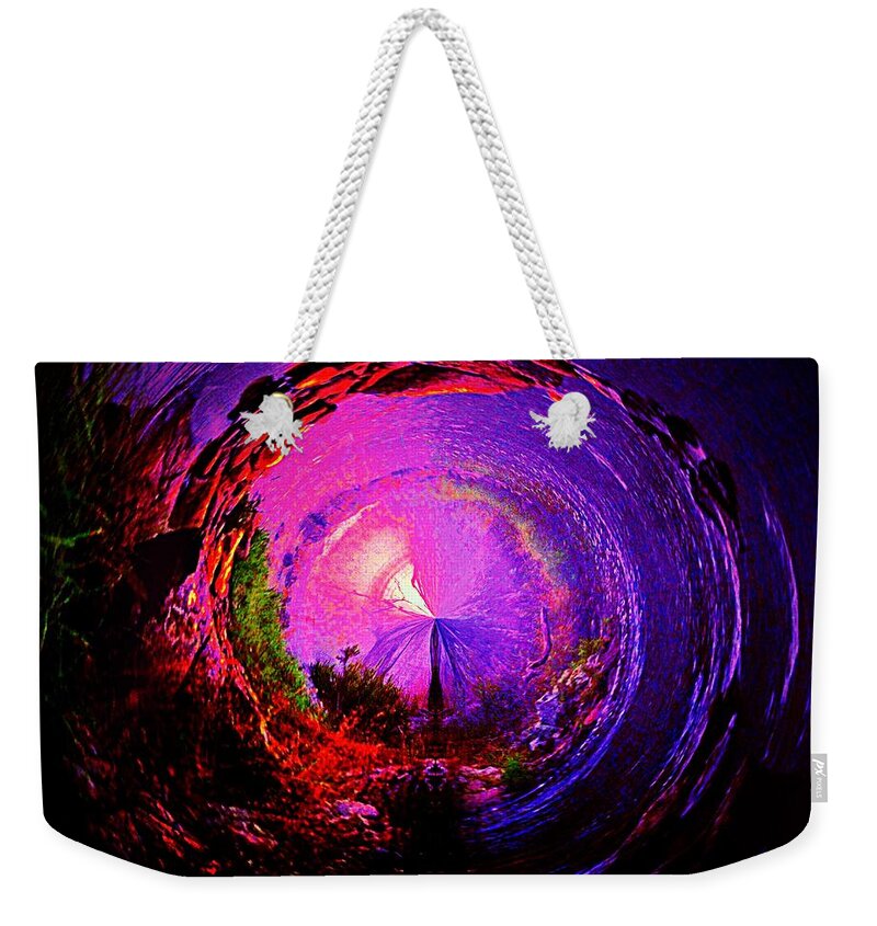 Space Spiral Weekender Tote Bag featuring the photograph Space Spiral by Blair Stuart