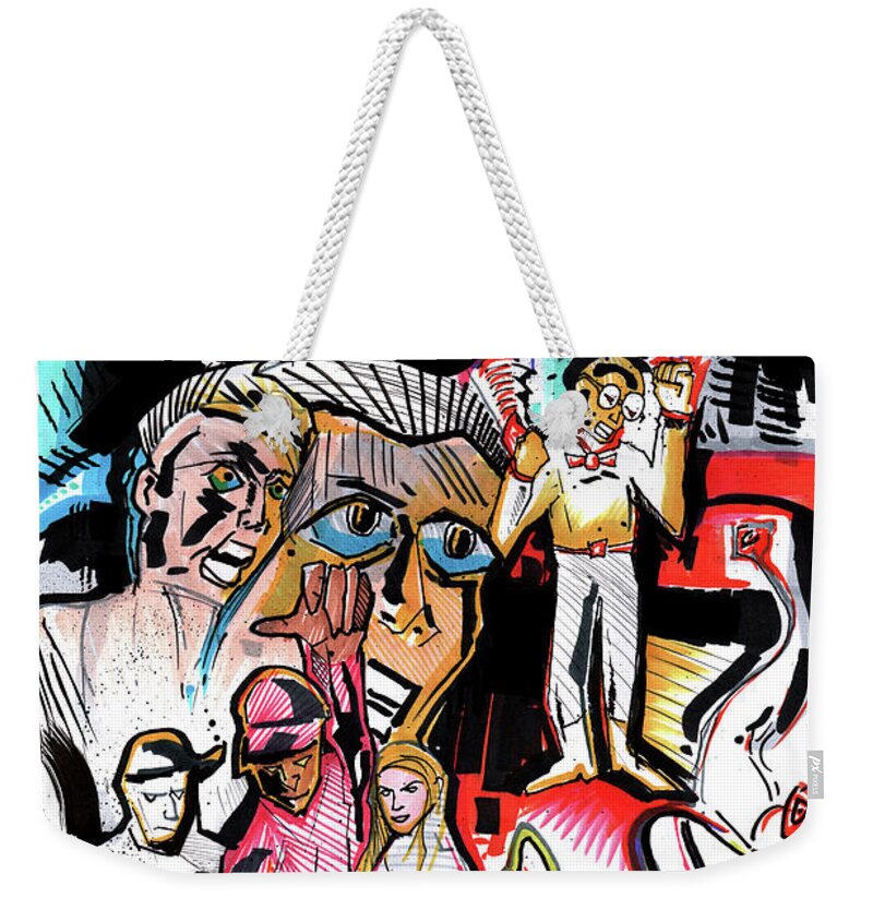  Weekender Tote Bag featuring the painting special project 1B by John Gholson