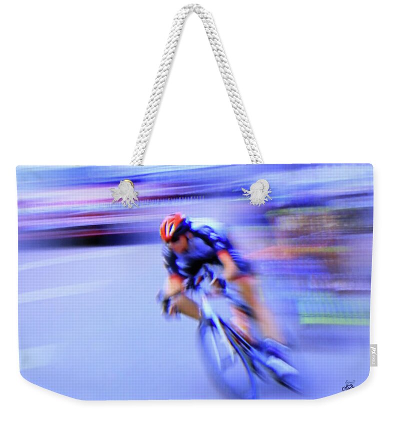  Sport Action Art Weekender Tote Bag featuring the photograph Speed by Dennis Baswell