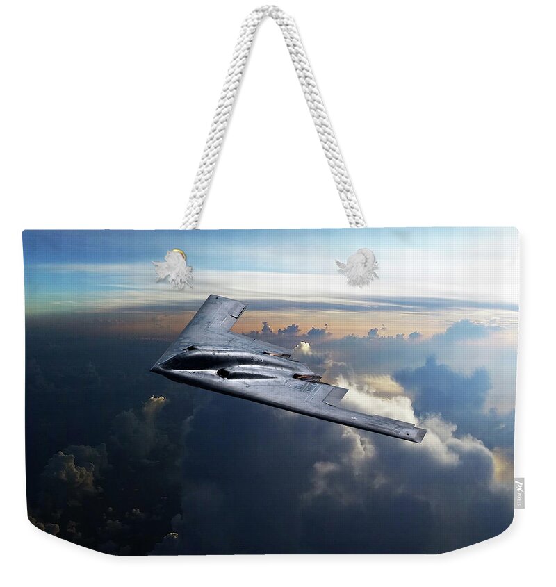 B-2 Bomber Weekender Tote Bag featuring the digital art Spirit Of Ohio by Airpower Art