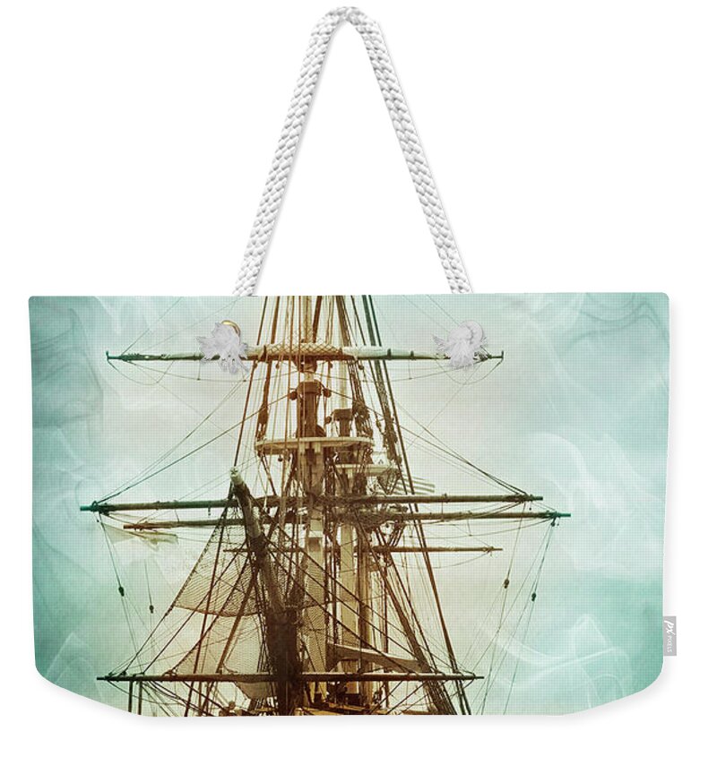 Ship Weekender Tote Bag featuring the photograph Spirits of a Ship by John Rivera