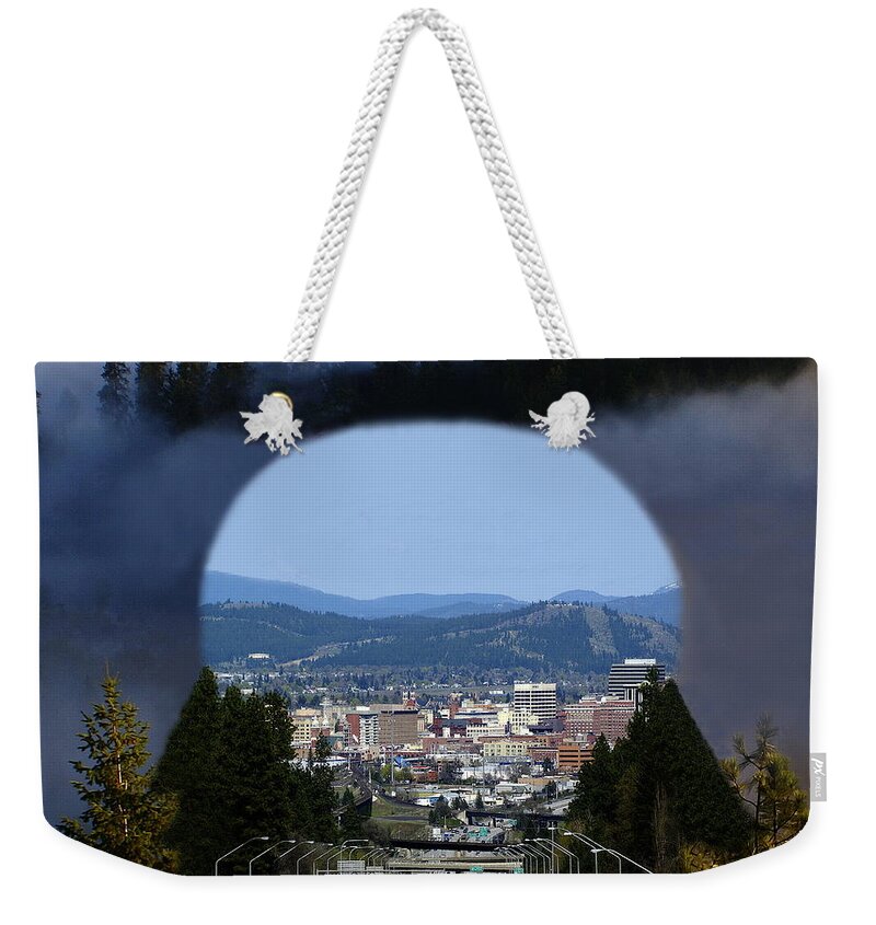 Spokane Weekender Tote Bag featuring the photograph Spokane Near Perfect Nature by Ben Upham III