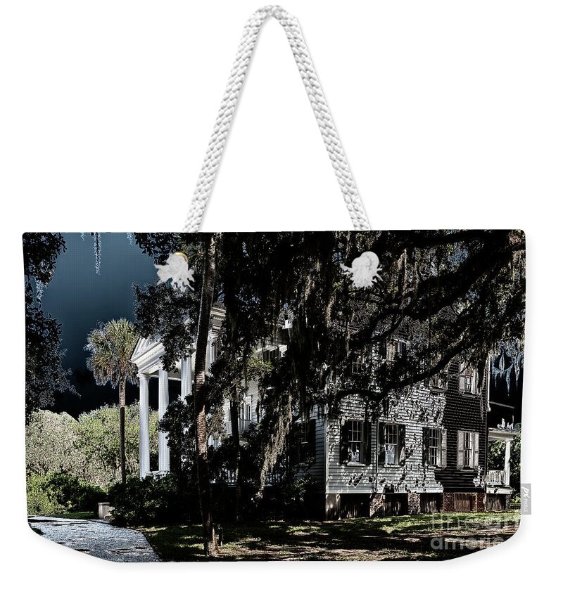 Mcleod Plantation Weekender Tote Bag featuring the photograph Spooky Plantation by Dale Powell
