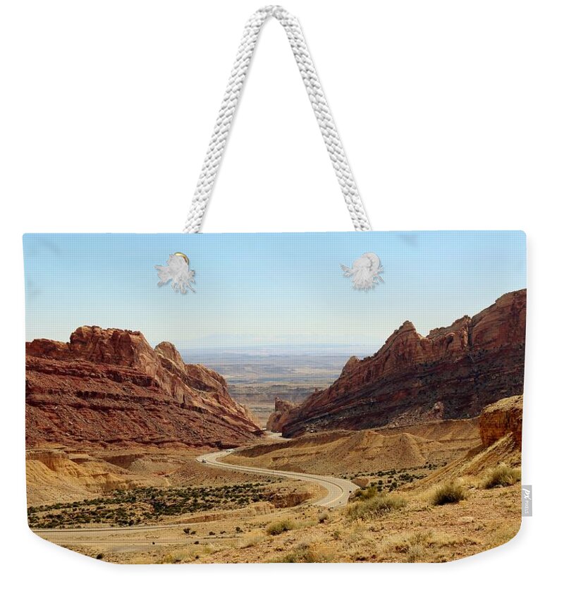 Utah Weekender Tote Bag featuring the photograph Spotted Wolf Canyon - 2 by Christy Pooschke
