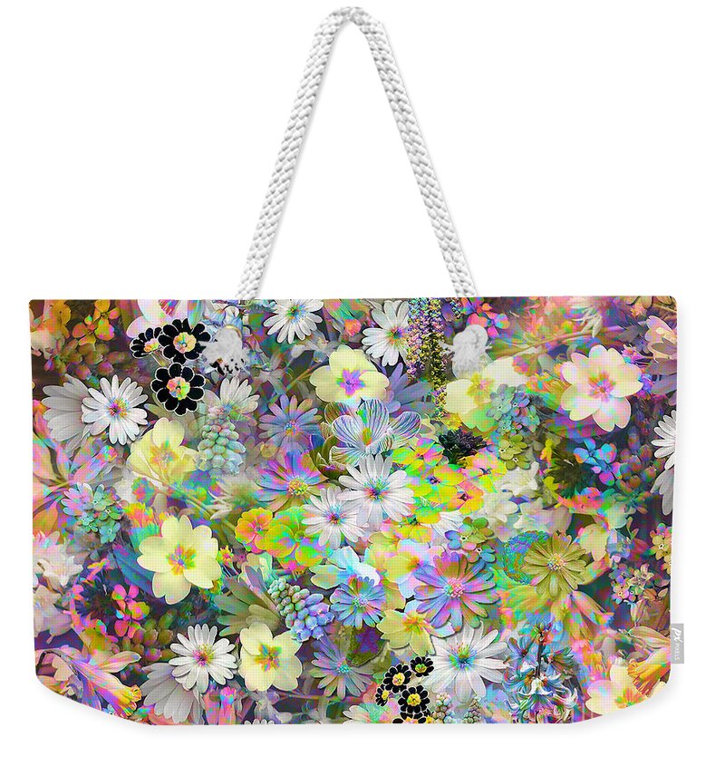  Weekender Tote Bag featuring the photograph Spring Flowers I by Jack Torcello