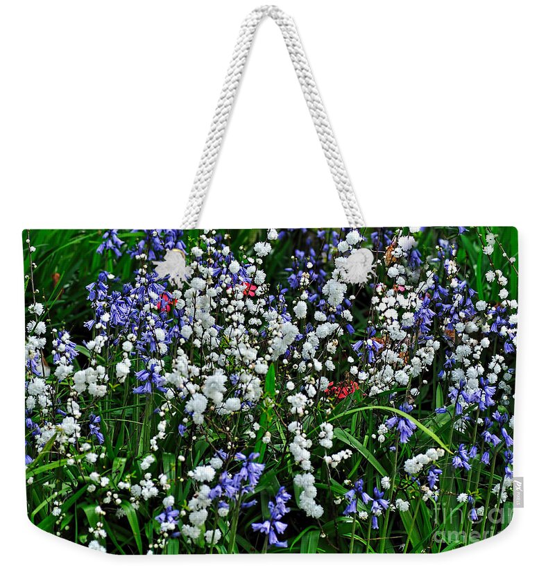 Photography Weekender Tote Bag featuring the photograph Spring Garden by Kaye Menner