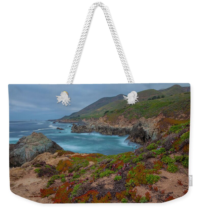 Landscape Weekender Tote Bag featuring the photograph Springtime In Big Sur by Jonathan Nguyen
