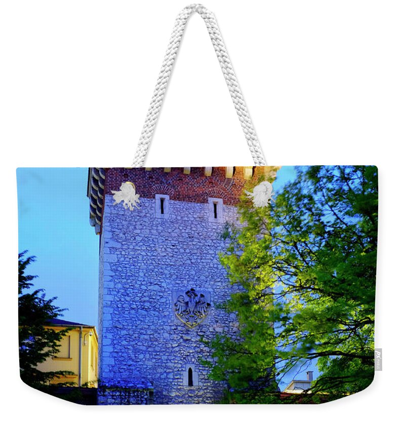 St. Weekender Tote Bag featuring the photograph St. Florian's Gate by Fabrizio Troiani