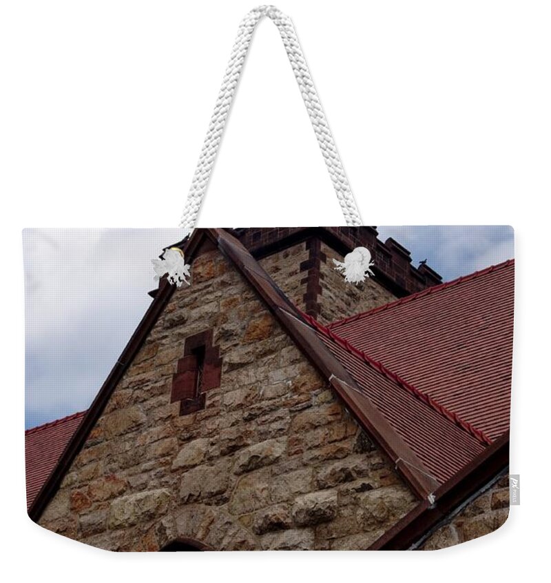 St Weekender Tote Bag featuring the photograph St John on the Point by Steven Natanson