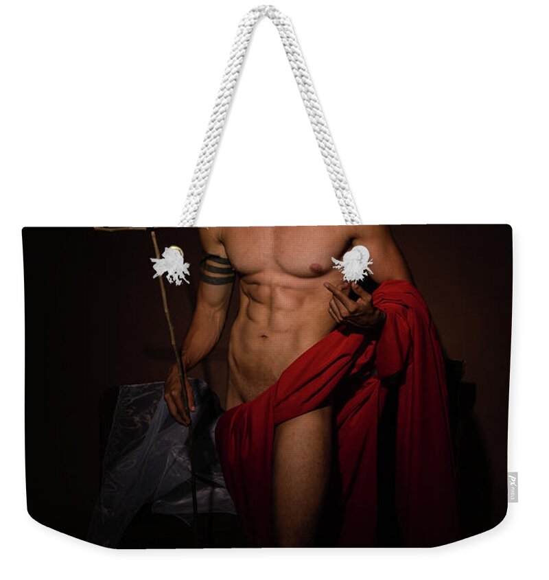 Saint Weekender Tote Bag featuring the photograph St. John the Baptist by Rick Saint