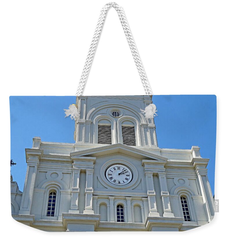 St. Louis Cathedral Weekender Tote Bag featuring the photograph St. Louis Cathedral Study 1 by Robert Meyers-Lussier