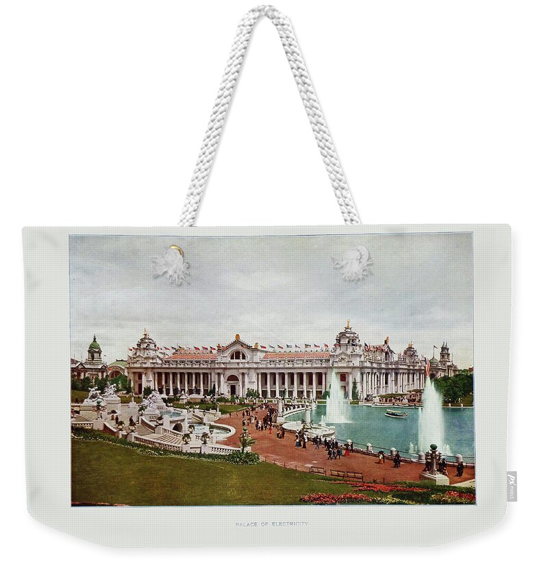 St. Louis Weekender Tote Bag featuring the photograph St. Louis World's Fair Palace of Electricity by Irek Szelag