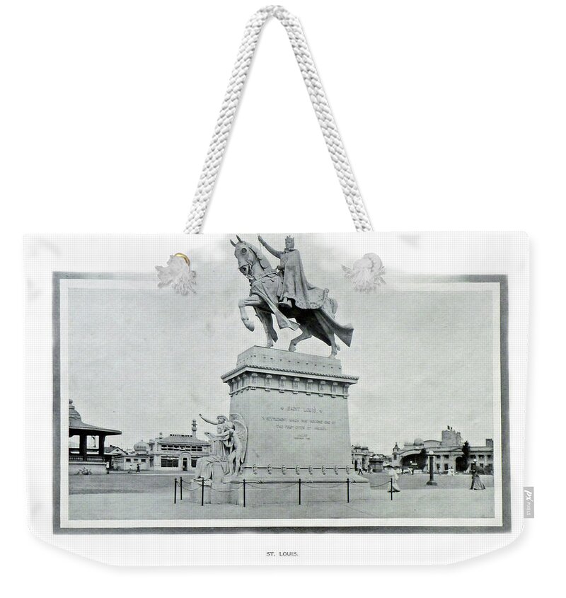 St.louis Weekender Tote Bag featuring the photograph St. Louis World's Fair St.Louis Monument by Irek Szelag