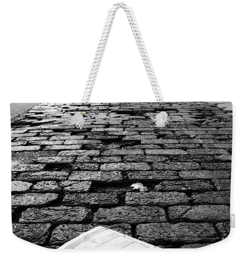 Architecture Weekender Tote Bag featuring the photograph St Paul Street BW by Wayne Moran