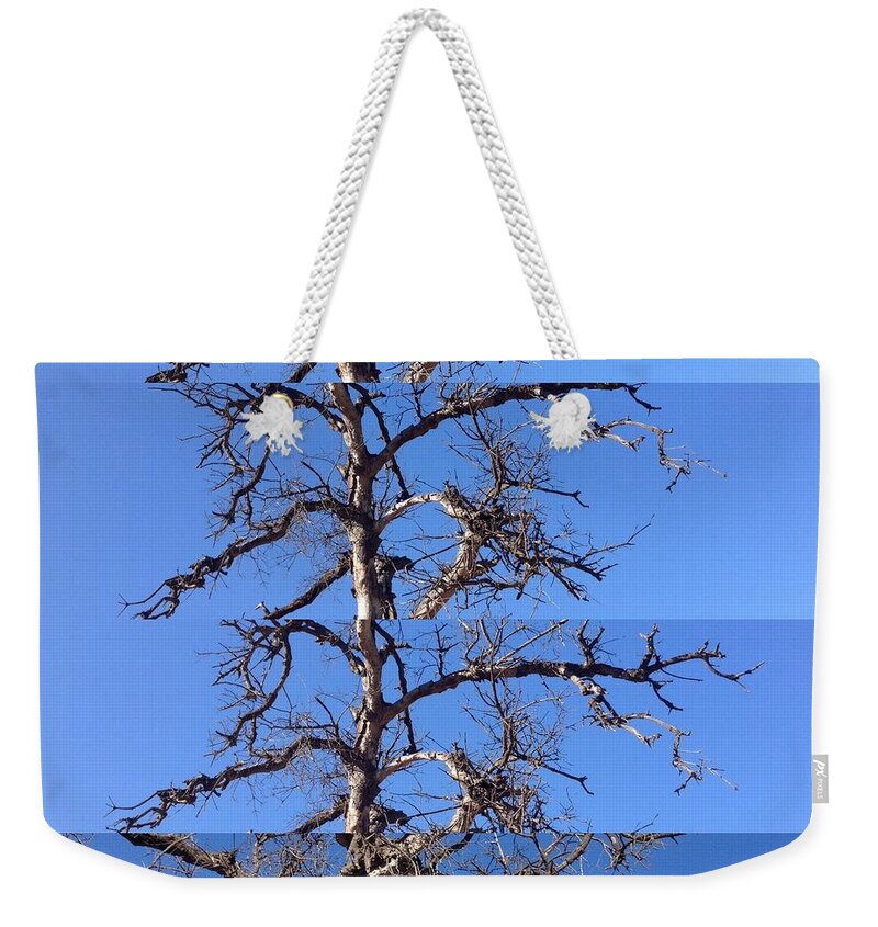 Stacking Weekender Tote Bag featuring the photograph Stacking by Nora Boghossian