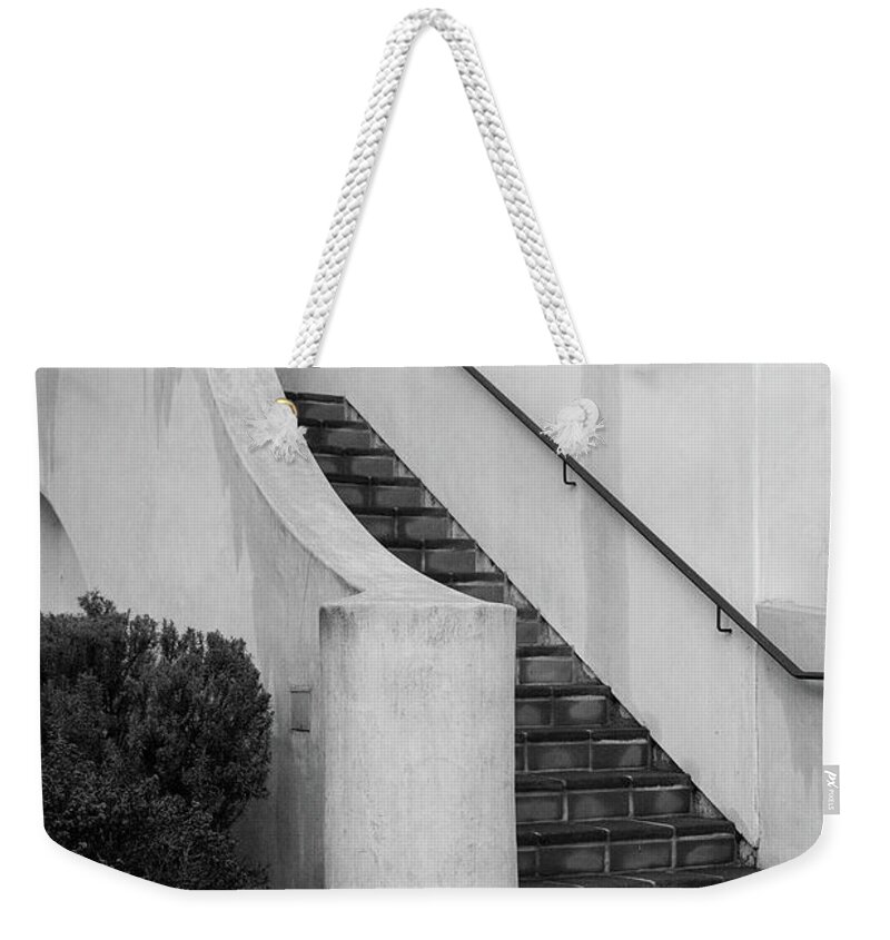 Spanishmission Weekender Tote Bag featuring the photograph Stairway by Tim Newton