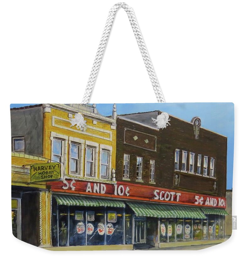 Harvey Illinois Weekender Tote Bag featuring the painting Stand Again by William Brody