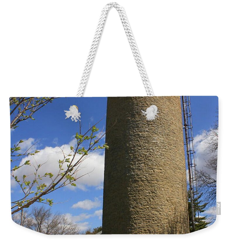 Historic Water Tower Weekender Tote Bag featuring the photograph Standing Tall by Viviana Nadowski