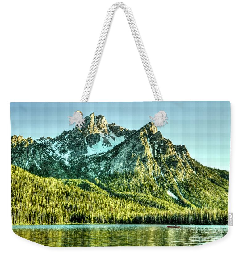 Idaho Weekender Tote Bag featuring the photograph Stanley Lake by Roxie Crouch