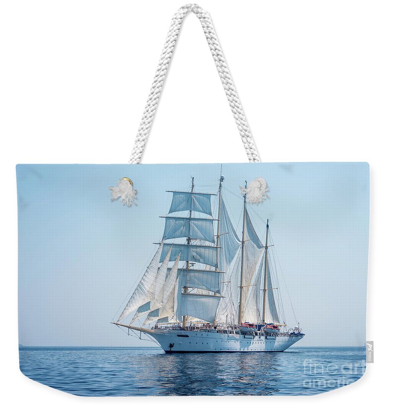 Aegis Weekender Tote Bag featuring the photograph Star Flyer III by Hannes Cmarits