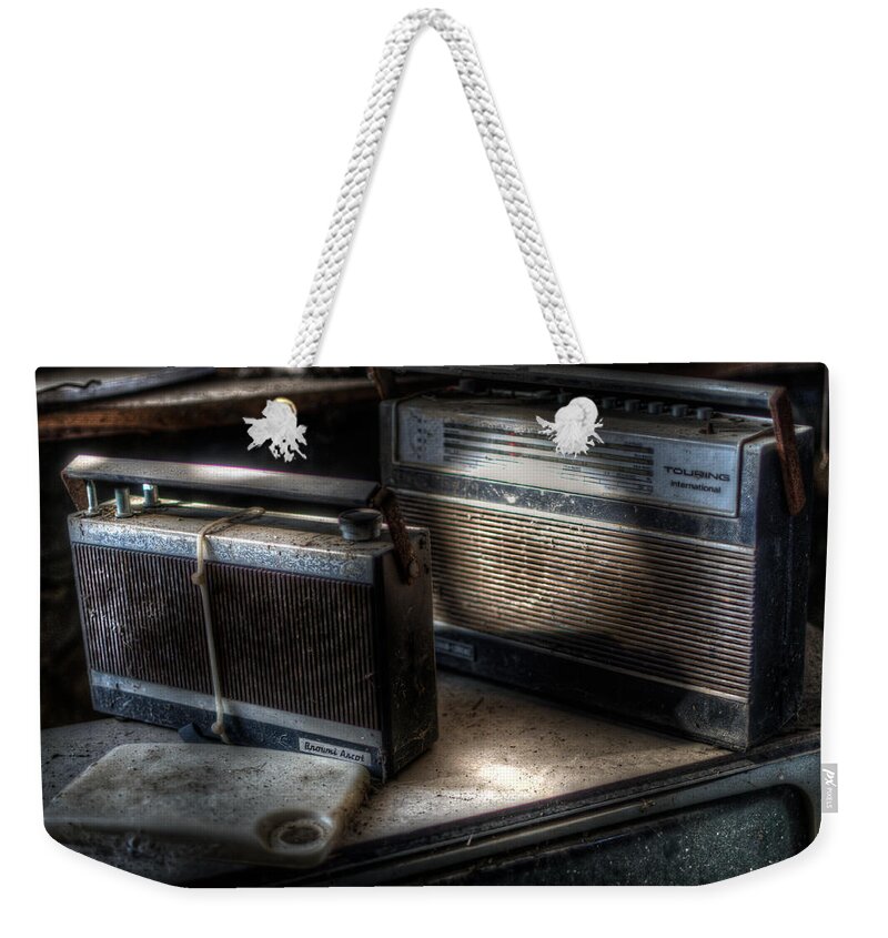 Urbex Weekender Tote Bag featuring the digital art Star Radio by Nathan Wright