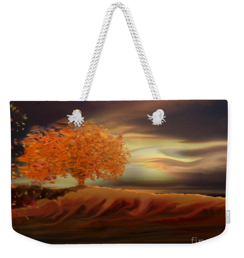 Star Weekender Tote Bag featuring the photograph Star Waves by Vivian Martin