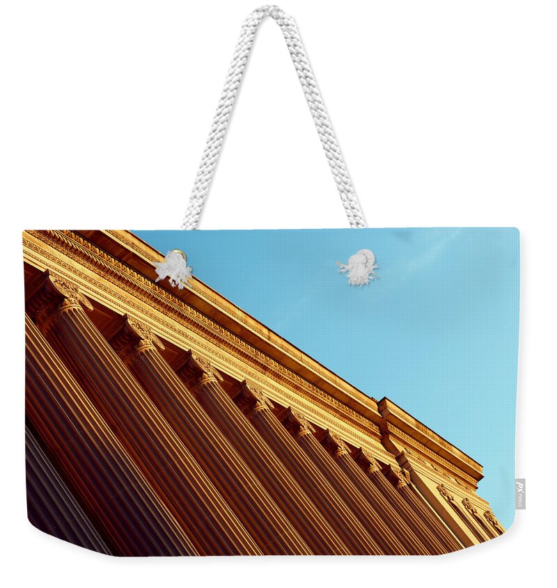 Columns Weekender Tote Bag featuring the photograph Stately Columns by Todd Klassy