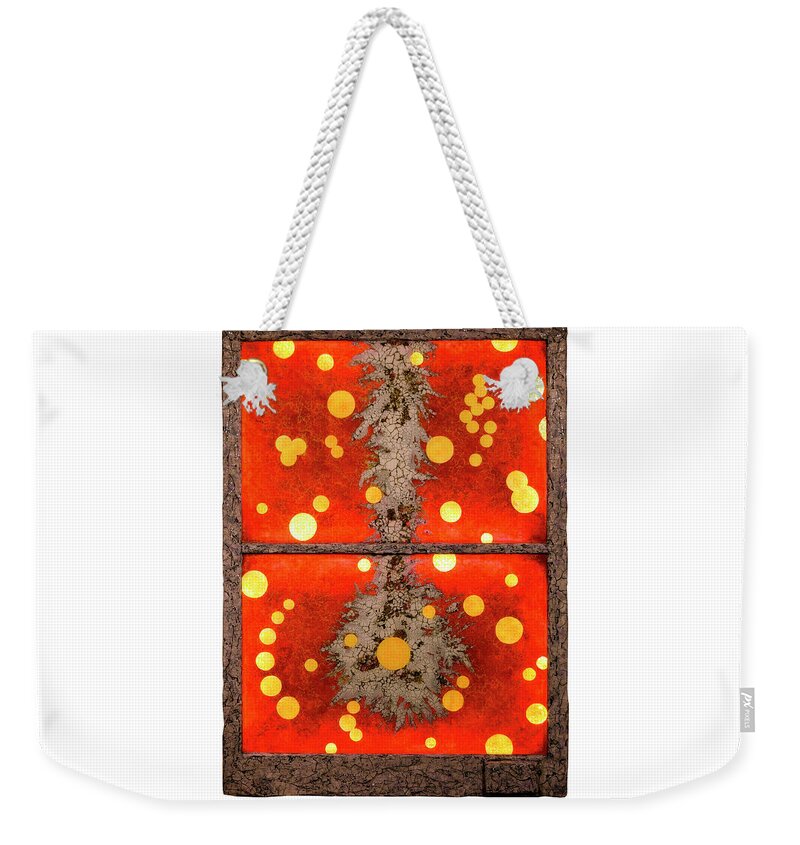 Glass Weekender Tote Bag featuring the glass art Static Pendulum by Christopher Schranck