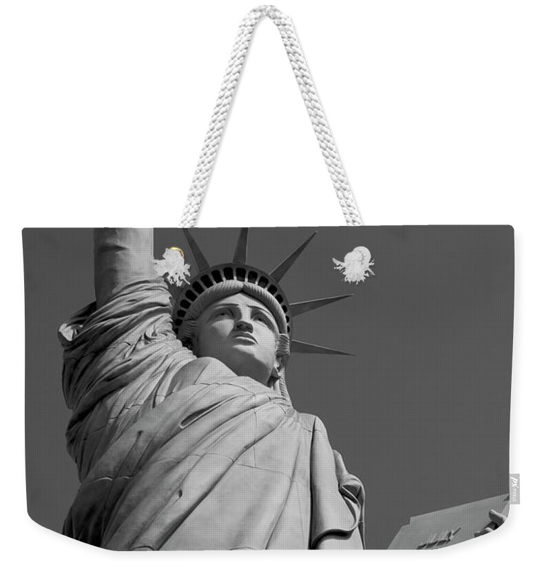Statue Weekender Tote Bag featuring the photograph Statue of Liberty by Ivete Basso Photography