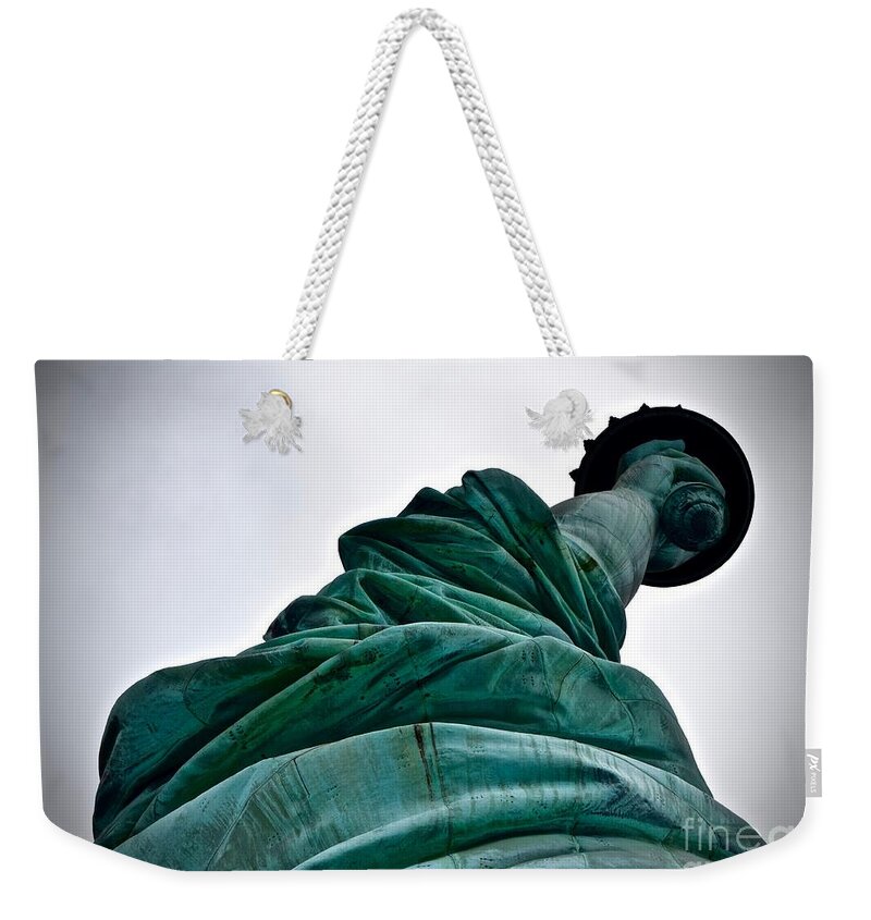 Statue Of Liberty Weekender Tote Bag featuring the photograph Statue of Liberty  New York by Debra Banks