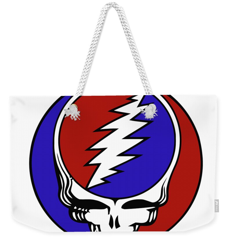 Steal Your Face Weekender Tote Bag featuring the digital art Steal Your Face by Gd