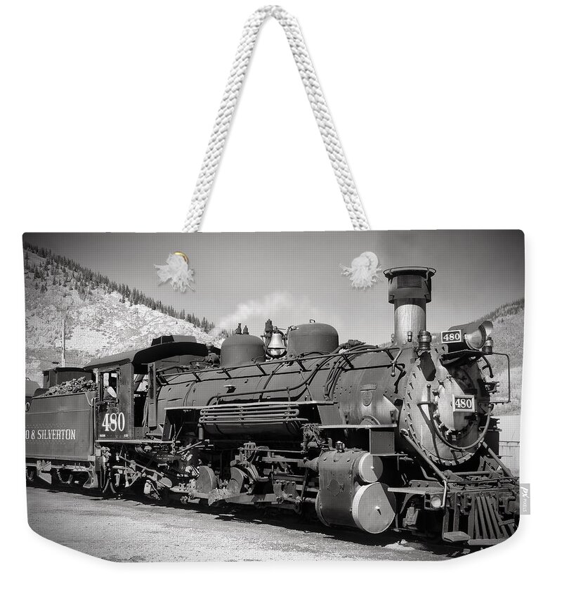 Home Weekender Tote Bag featuring the photograph Steam Engine 480 by Richard Gehlbach