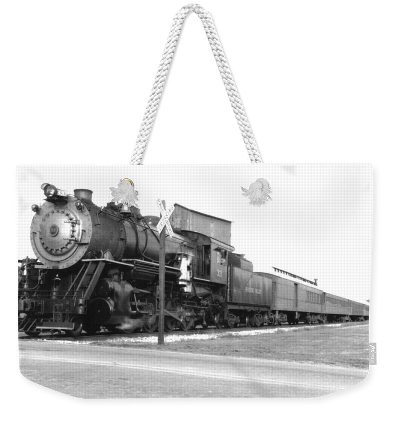 Steam Weekender Tote Bag featuring the photograph Steam in Motion by David Bader