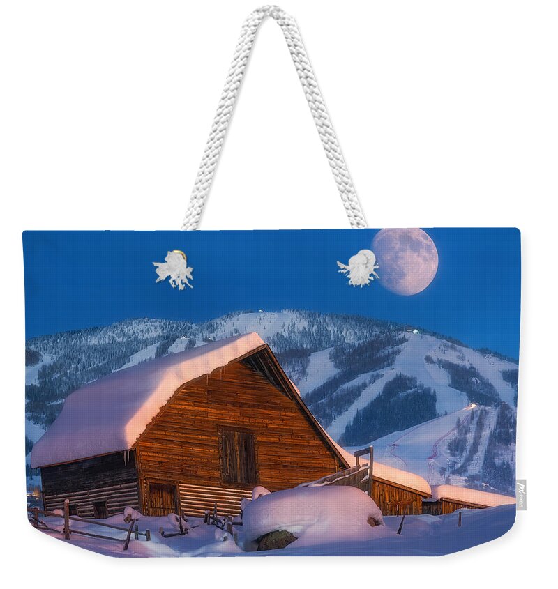 Barn Weekender Tote Bag featuring the photograph Steamboat Dreams by Darren White