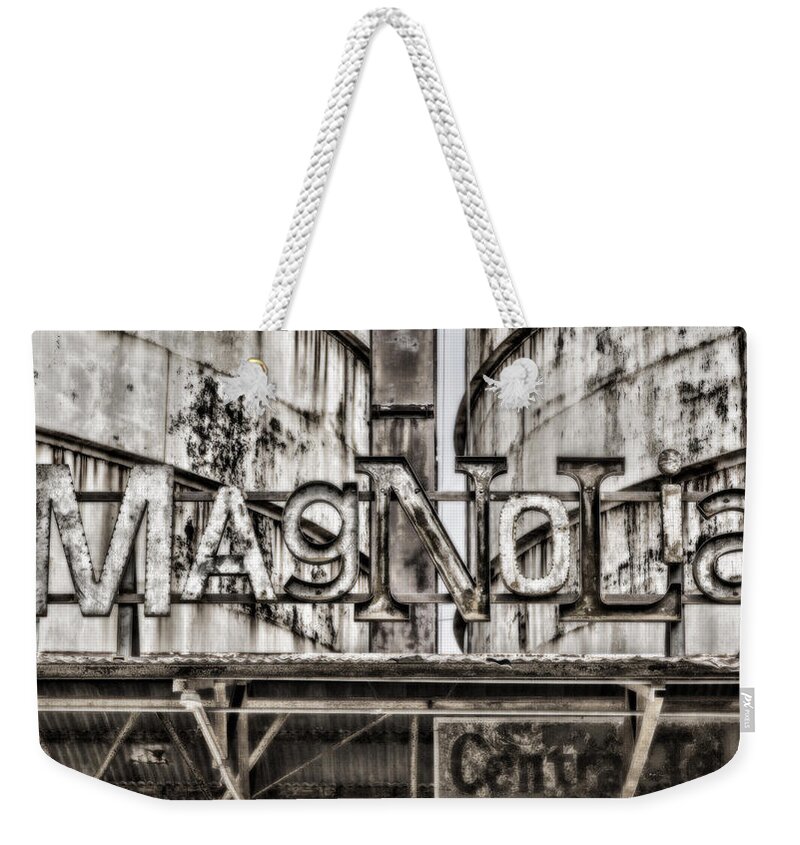 Waco Weekender Tote Bag featuring the photograph Steel Magnolia #2 by Stephen Stookey