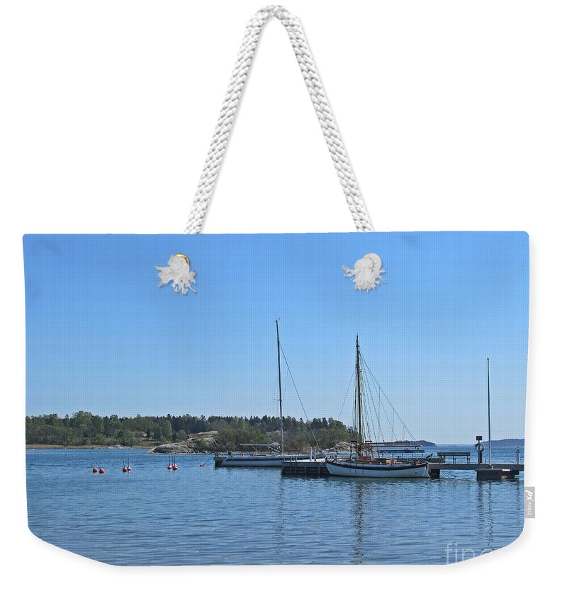 Trosa Weekender Tote Bag featuring the photograph Stensund by Chani Demuijlder