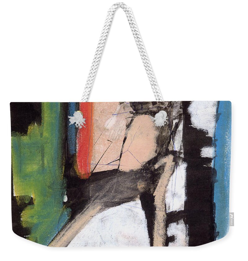 Painting Weekender Tote Bag featuring the pastel Stepping Out by JC Armbruster