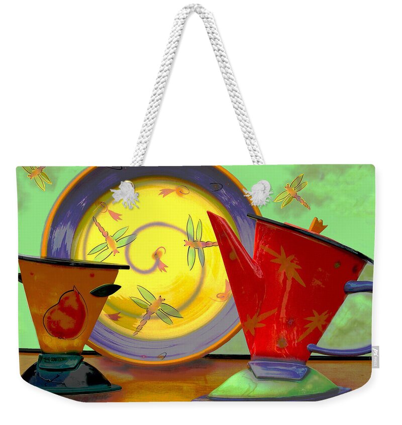 Dragonflies Weekender Tote Bag featuring the photograph Still Life One by Jeff Burgess