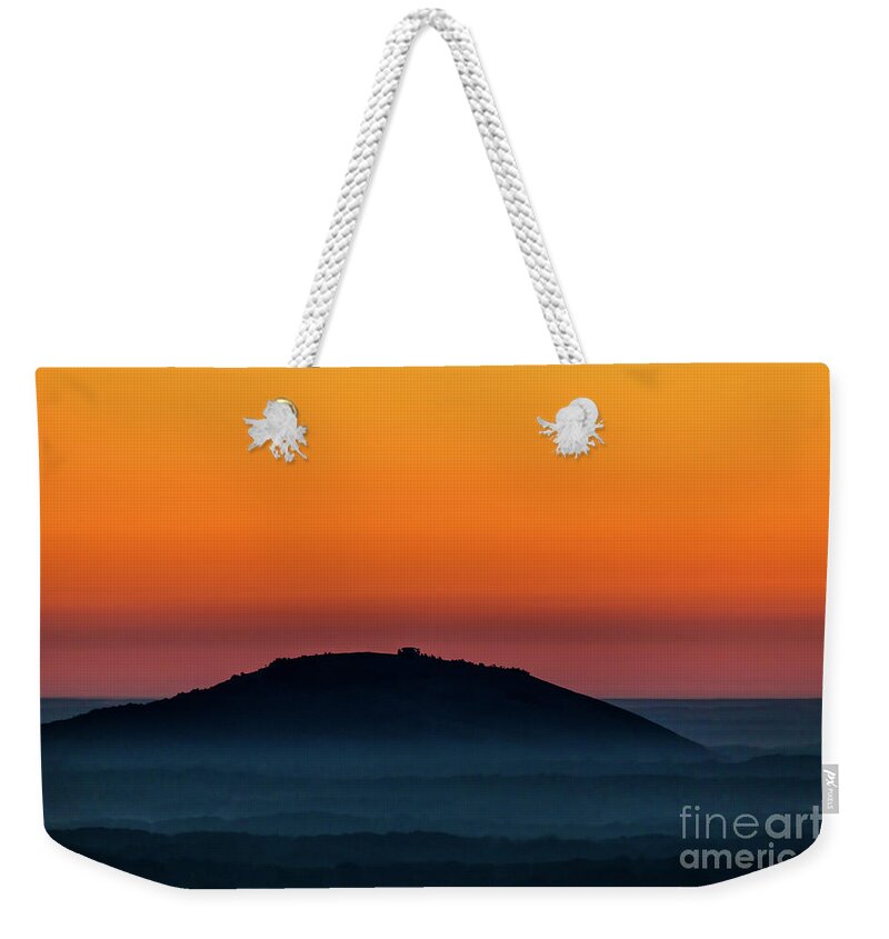 Stone Mountain Weekender Tote Bag featuring the photograph Stone Mountain by Doug Sturgess
