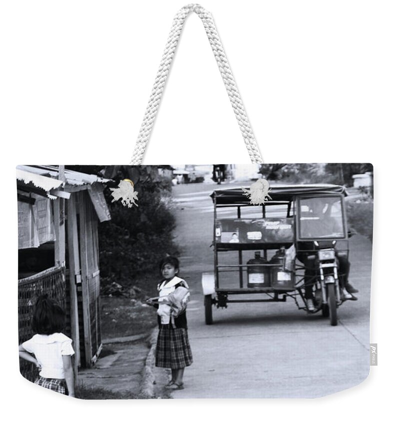 Mati Weekender Tote Bag featuring the photograph Stop Or Don't by Jez C Self