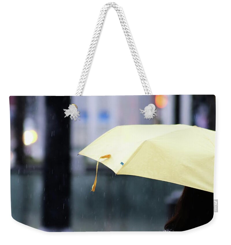 Vancouver Weekender Tote Bag featuring the photograph Stop to thoughts by J C