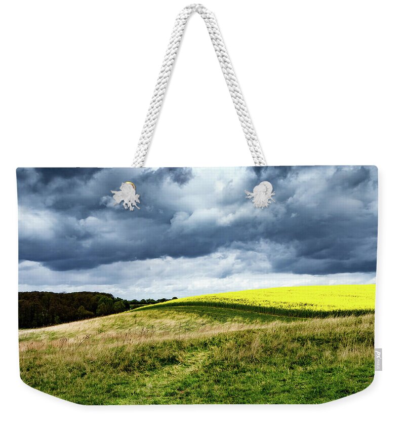 Landscapes Weekender Tote Bag featuring the photograph Storm Rolling In by Nick Bywater