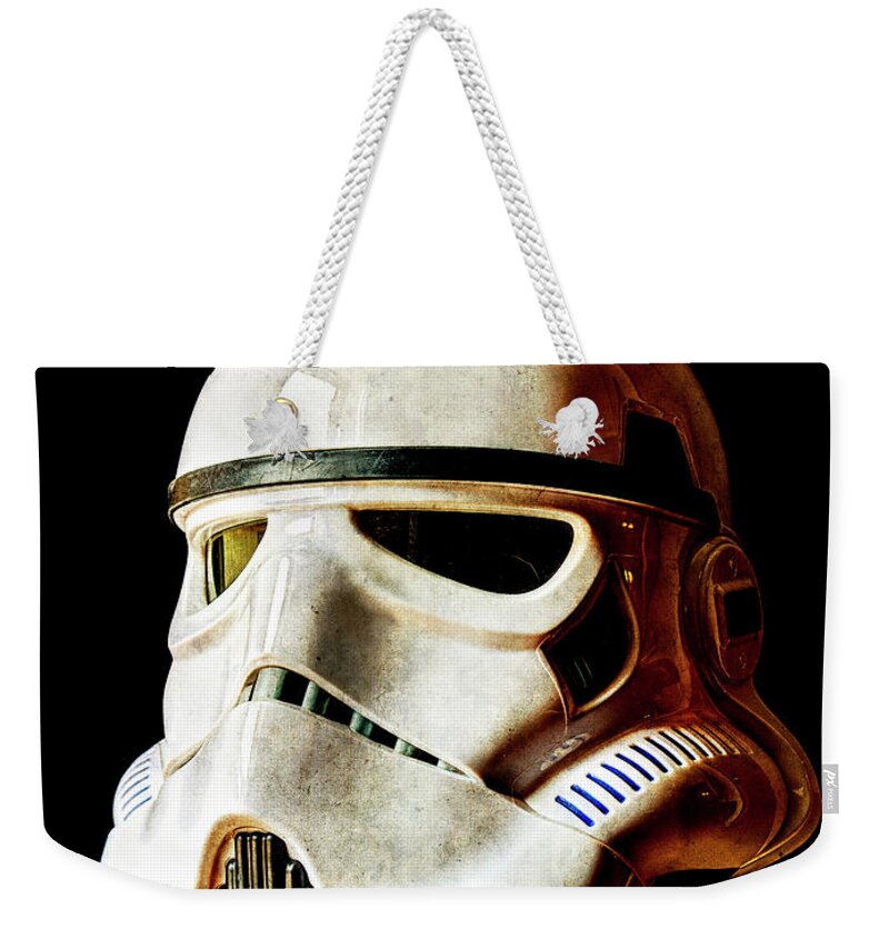 Stormtrooper Weekender Tote Bag featuring the photograph Stormtrooper 3 Weathered by Weston Westmoreland