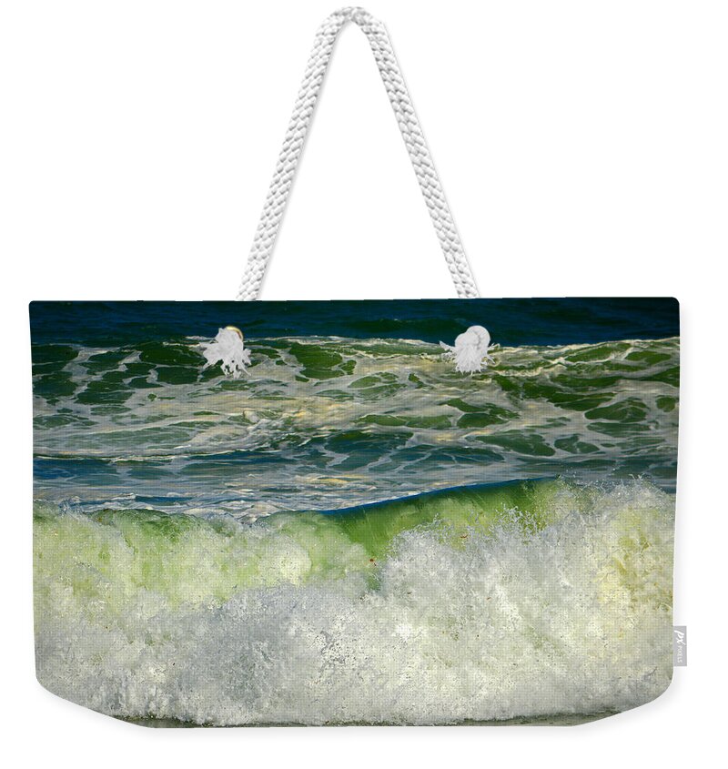 Ocean Weekender Tote Bag featuring the photograph Ocean Storm by Dianne Cowen Cape Cod Photography