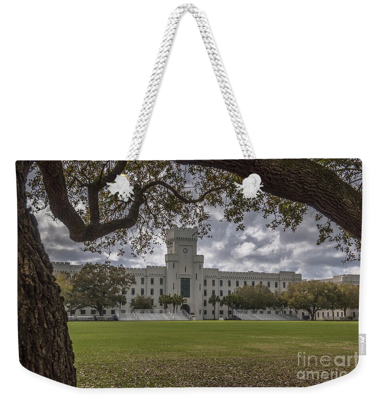 Citadel Weekender Tote Bag featuring the photograph Stormy Skies over the Citadel by Dale Powell