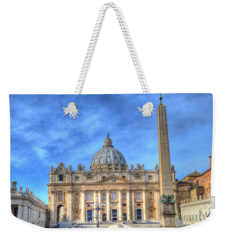Rome Weekender Tote Bag featuring the photograph St. Peter's Basilica by Bill Hamilton